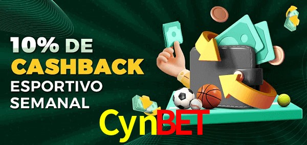 10% de bônus de cashback na Cynbet